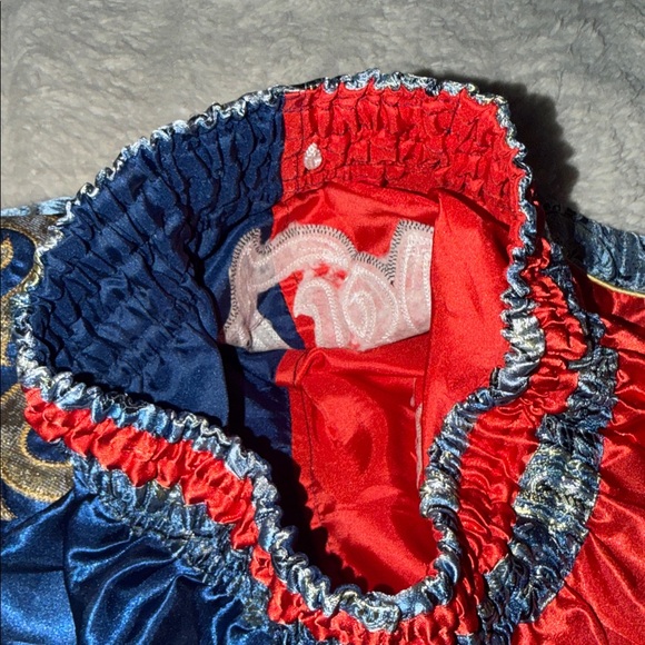 Thai Red & Blue Boxing Shorts - Picture 3 of 3